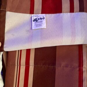 Set of 4 fabric curtain panels.
28” wide x 62” long.